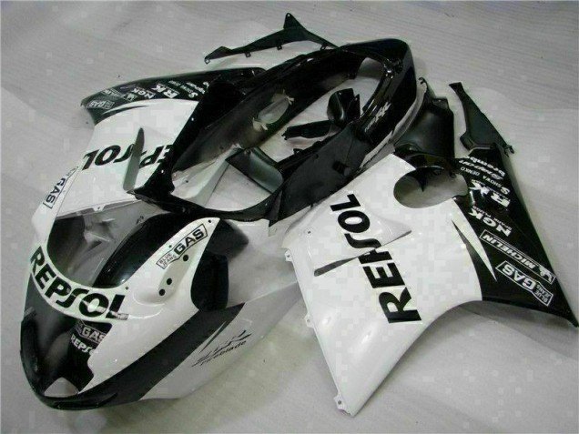 1996-2007 White Black Repsol Honda CBR1100XX Replacement Motorcycle Fairings