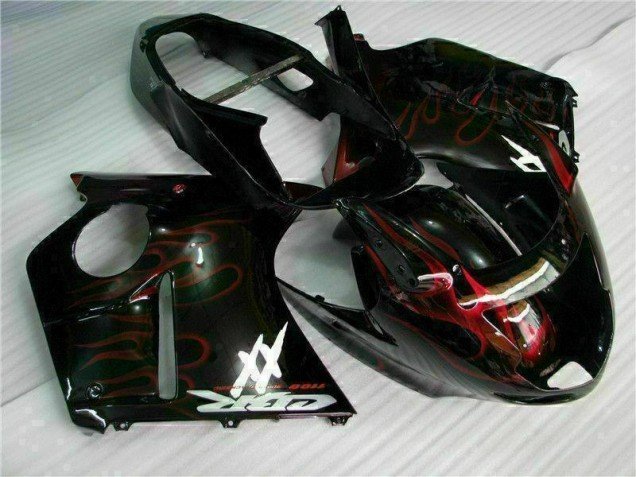 1996-2007 Red Flame Honda CBR1100XX Motorcycle Bodywork