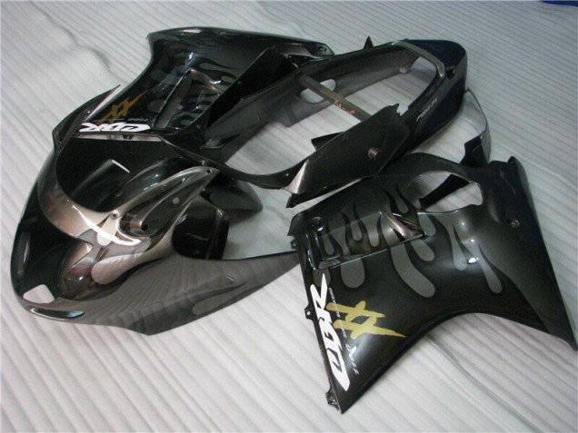 1996-2007 Black Honda CBR1100XX Motorcycle Fairings Kit