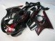 1995-1998 Black Red Flame Honda CBR600 F3 Bike Fairings