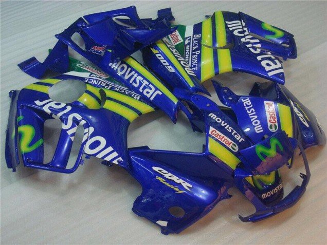 1995-1998 Blue Movistar Castrol Honda CBR600 F3 Motor Bike Fairings