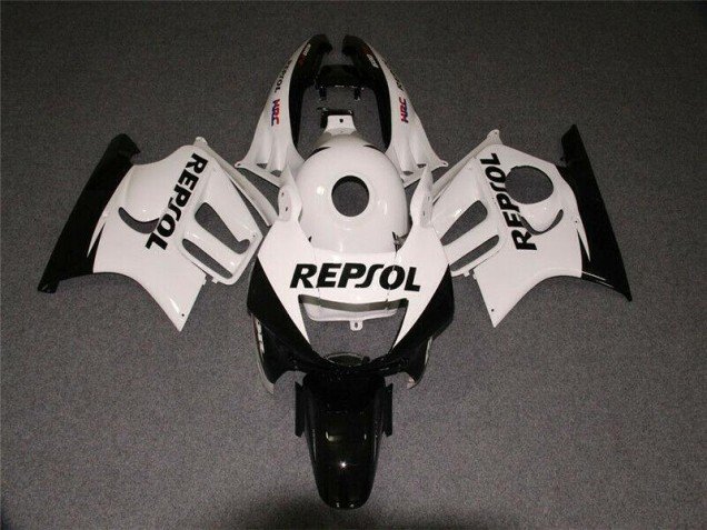 1995-1998 White Black Repsol Honda CBR600 F3 Motorcycle Bodywork