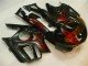 1995-1998 Black Red Flame Honda CBR600 F3 Motorcycle Fairing