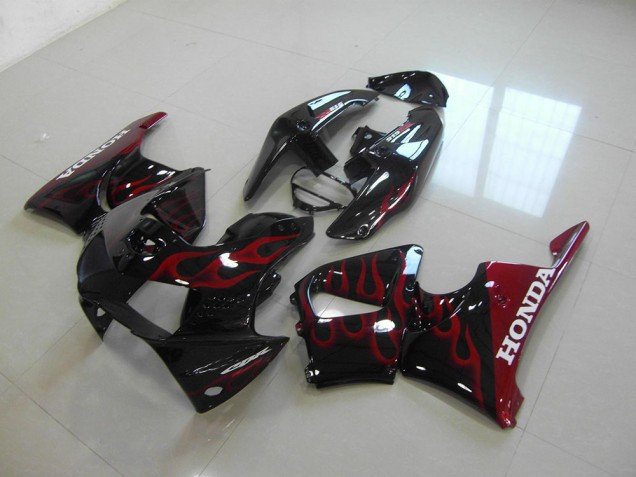 1998-1999 Black Red Honda CBR900RR 919 Motorcycle Fairings Kits