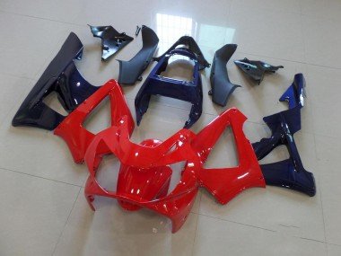 2000-2001 Red Dark Blue Honda CBR900RR 929 Bike Fairings