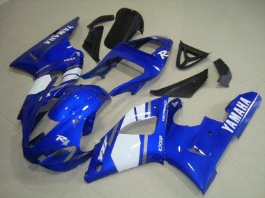 2000-2001 Blue White Yamaha YZF R1 Motorcycle Fairings & Bodywork