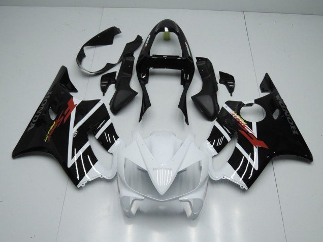 2001-2003 Black White Honda CBR600 F4i Bike Fairings