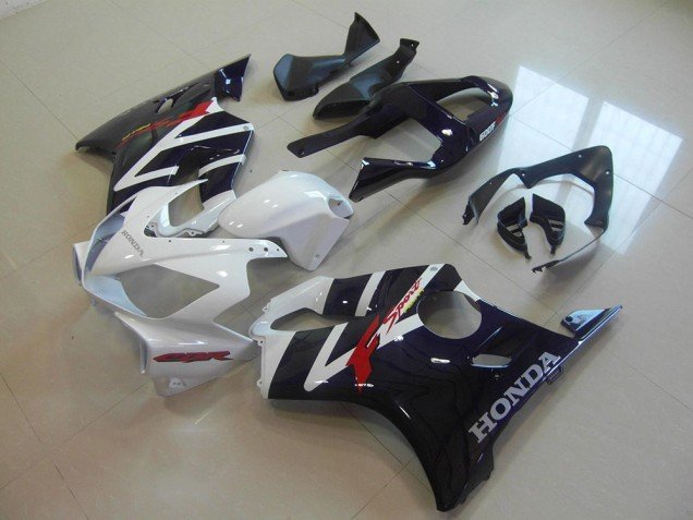 2001-2003 Black White F Sport Honda CBR600 F4i Bike Fairings