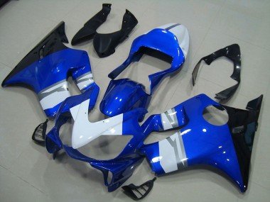 2001-2003 White Blue Black Honda CBR600 F4i Bike Fairing Kit