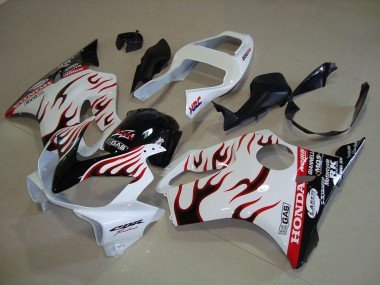 2001-2003 White Flame Honda CBR600 F4i Motorcylce Fairings