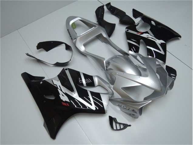 2001-2003 Silver Black Honda CBR600 F4i Motor Bike Fairings