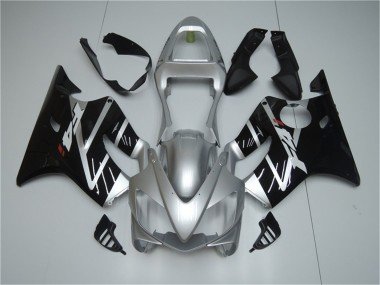 2001-2003 Silver Black Honda CBR600 F4i Motor Bike Fairings