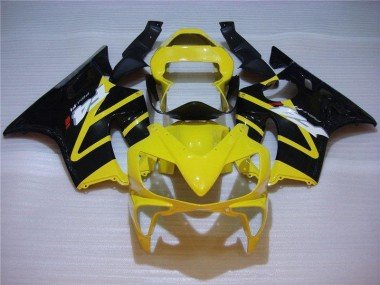 2001-2003 Yellow Black Honda CBR600 F4i Motorbike Fairing Kits