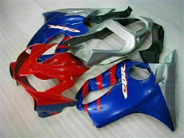 2001-2003 Blue Red Honda CBR600 F4i Motorbike Fairings