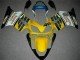 2001-2003 Yellow White Honda CBR600 F4i Moto Fairings