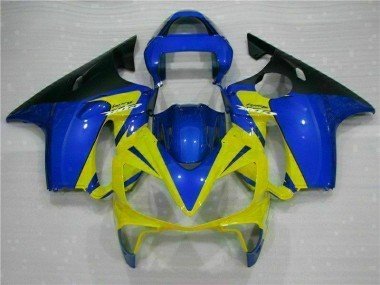 2001-2003 Yellow Blue Honda CBR600 F4i Bike Fairings