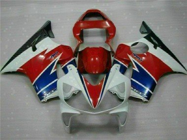 2001-2003 Red White Blue Honda CBR600 F4i Replacement Motorcycle Fairings