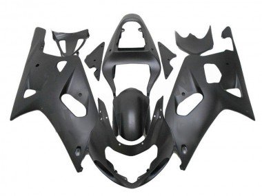 2001-2003 Matte Black Suzuki GSXR 600/750 Motorcycle Fairings Kit