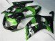 2001-2003 Green Black Suzuki GSXR 600/750 Motorbike Fairing