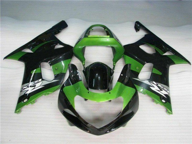 2001-2003 Green Black Suzuki GSXR 600/750 Motorbike Fairing