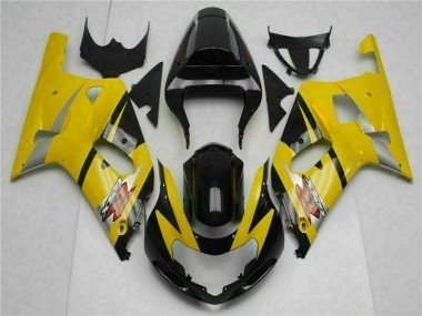 2001-2003 Yellow Suzuki GSXR 600/750 Replacement Motorcycle Fairings