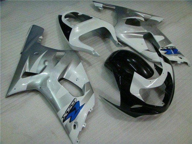 2001-2003 Silver Black Suzuki GSXR 600/750 Motorbike Fairing Kits