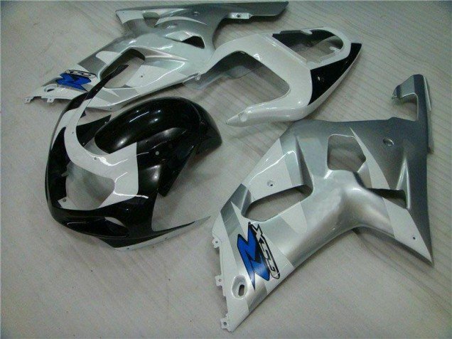 2001-2003 Silver Black Suzuki GSXR 600/750 Motorbike Fairing Kits