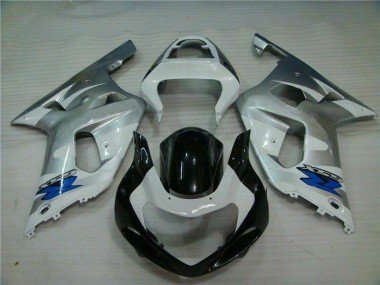 2001-2003 Silver Black Suzuki GSXR 600/750 Motorbike Fairing Kits