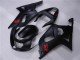 2001-2003 Black Suzuki GSXR 600/750 Motorcycle Fairings