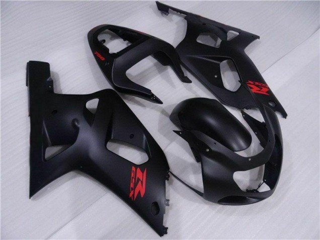 2001-2003 Black Suzuki GSXR 600/750 Motorcycle Fairings