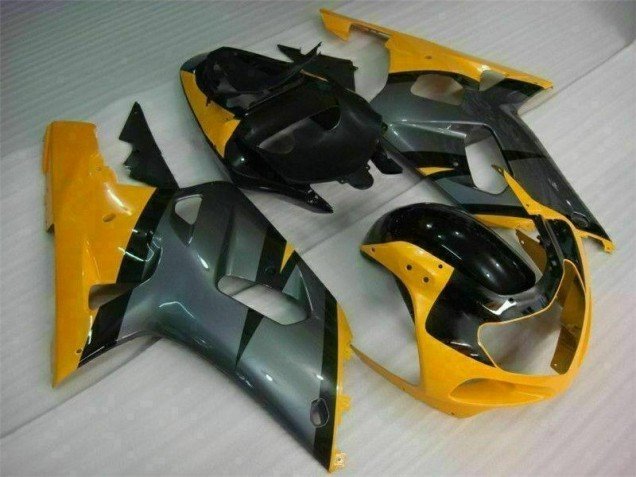 2001-2003 Black Yellow Suzuki GSXR 600/750 Bike Fairing