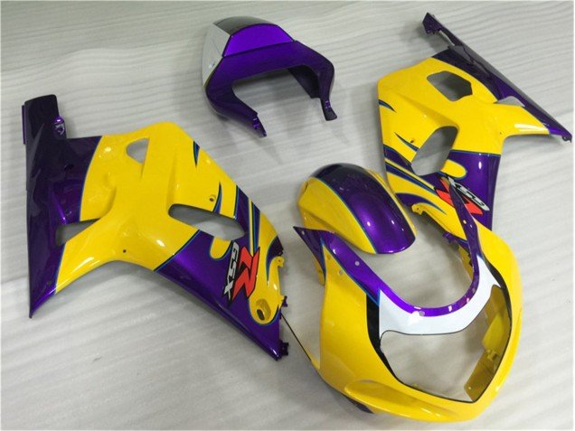 2001-2003 Yellow Suzuki GSXR 600/750 Replacement Motorcycle Fairings & Plastics