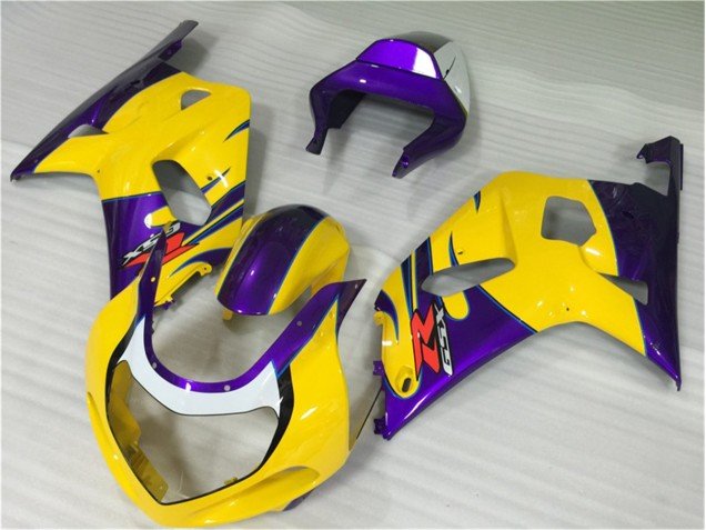 2001-2003 Yellow Suzuki GSXR 600/750 Replacement Motorcycle Fairings & Plastics