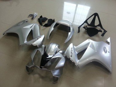 2002-2013 Silver Honda VFR800 Motorcycle Fairings