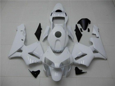 2003-2004 Glossy White Honda CBR600RR Motorcycle Fairings Kit