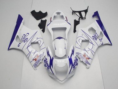 2003-2004 Blue Whie Corona Suzuki GSXR 1000 Moto Fairings