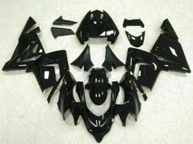 2003-2005 Glossy Black Kawasaki ZX10R Bike Fairings