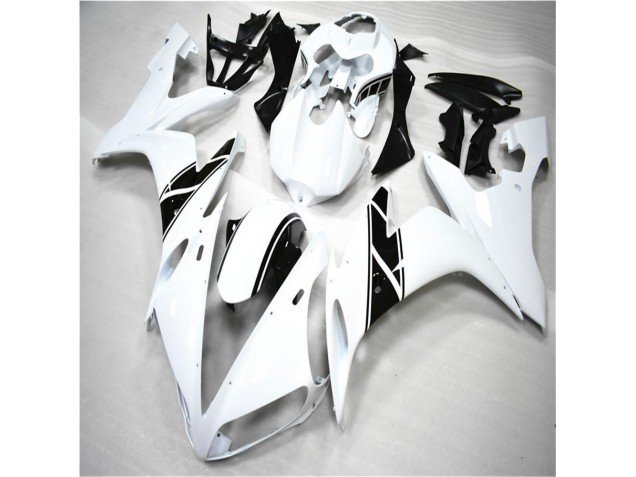 2004-2006 White Black Yamaha YZF R1 Motorcycle Fairing Kit