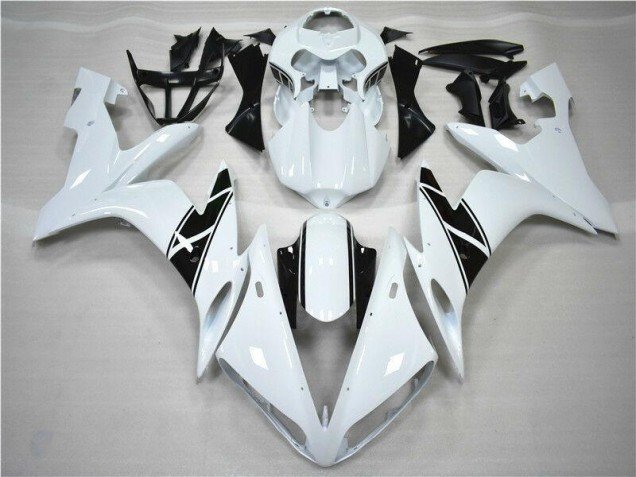 2004-2006 White Black Yamaha YZF R1 Motorcycle Fairing Kit