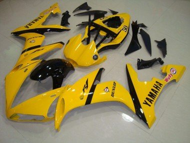 2004-2006 Yellow Black Yamaha YZF R1 Motor Bike Fairings