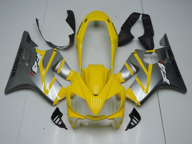 2004-2007 Yellow Grey Honda CBR600 F4i Motorcycle Bodywork