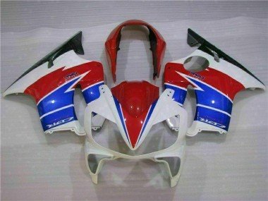 2004-2007 White Red Honda CBR600 F4i Motorcyle Fairings