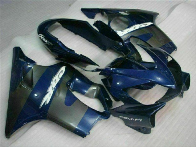 2004-2007 Blue Silver Honda CBR600 F4i Motorcycle Fairings Kit