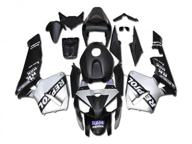 2005-2006 Silver Repsol Black Honda CBR600RR Bike Fairings