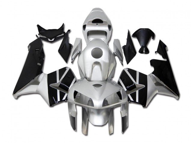 2005-2006 Silver Black Honda CBR600RR Motor Bike Fairings