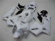 2005-2006 Glossy White Honda CBR600RR Replacement Motorcycle Fairings