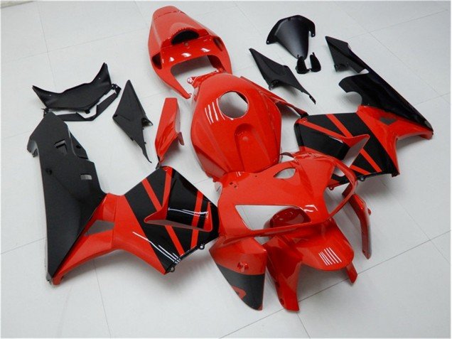 2005-2006 Red Black Honda CBR600RR Motorcycle Fairings Kits