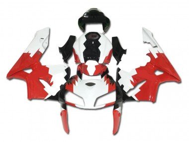 2005-2006 Red White Black Honda CBR600RR Motorbike Fairing