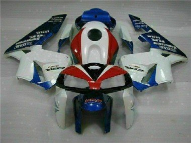 2005-2006 White Blue Honda CBR600RR Moto Fairings