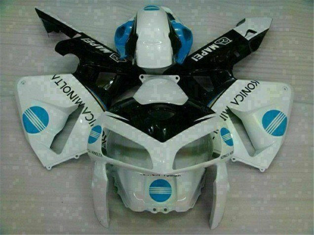 2005-2006 White Blue Honda CBR600RR Motorcyle Fairings